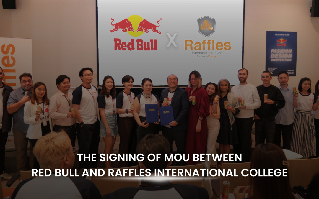 The signing of MOU between Red Bull and Raffles International College